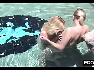 Retro Poolside Fuck: Andi Pounds His Beach Babes Hard in HD
