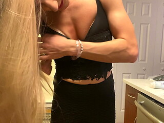 Crossdressing into Slutty Blonde