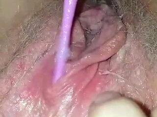 Toying My Hairy Pussy