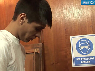 Gay games on the construction site