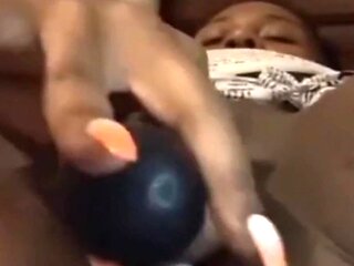 Stimulating My Clit Fucking My Pussy with Wand Vibrator Squirting Orgasm