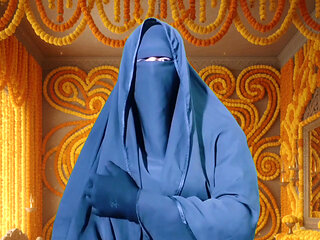 Hijabi woman fucking hard by her step brother