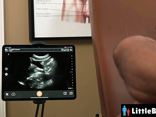Doctor Fucks His Tiny Patient On The Exam Table And Breeds His Hole While The Ultrasound Shows His Cock Stretching His Guts