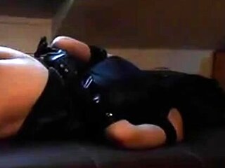 Submission: Amateur BDSM Crossdresser Spanked on Webcam