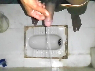 Pee Bathroom Black Big Cock Indian Man