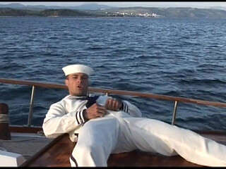 Young Burly Bear Strokes His Monster Cock Solo Outdoors and