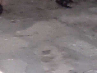 Two Teens Are Peeing in a Square!