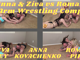 Anna Ziva Vs Roman Arm Wrestling 4K