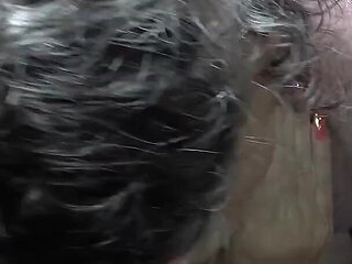 4 Greedy Girls Share His Cock