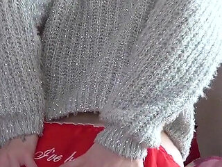 Waiting for Santa: He Spanks Me on Christmas Eve!