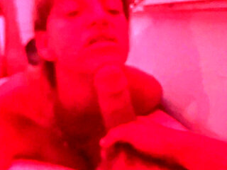 Melody Sucks Daddy Kyles' Big White cock