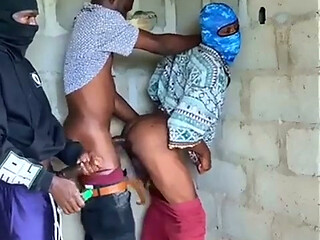 Three Straight Street Boyz Fucking in Uncomplicated Building..