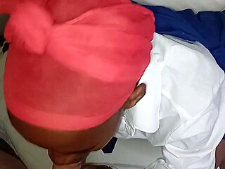 18 Year Old College Girl in Uniform Fucked Doggie by Old Man