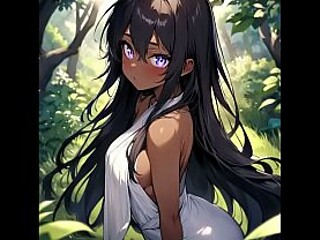 Japanese anime ASMR babe gets fingered