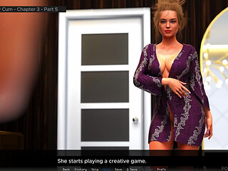 Intimate Bathroom Encounter with My Landlady - Measuring My Cum - Part 5 - Suzinak - by Porn Game 4u