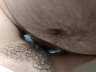 Classic Missionary Fuck at Home with Hairy MILF