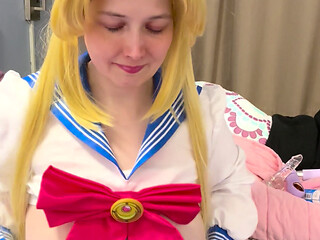 Sailor Moon Masturbation before Halloween