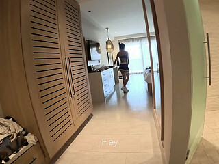 Impregnating a hot maid at a Caribbean resort