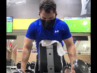 Isolation Gains: Curls for the Boys in a Masked-Up Gym