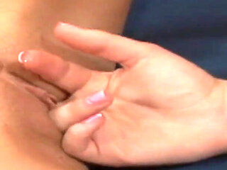 Blonde small tits lesbians fucking each other with a dildo
