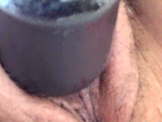 Leo Is Addicted to My Videos He Likes to See My Hairy Pussy Cumming