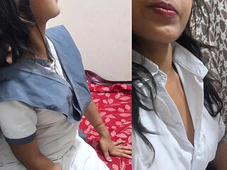 Mumbai Ashu Indian Virgin Schoolgirl First Time Fucking Boyfriend Doggy Style Homemade