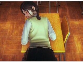 Schoolgirl uniforms tempt in a honey-select scene
