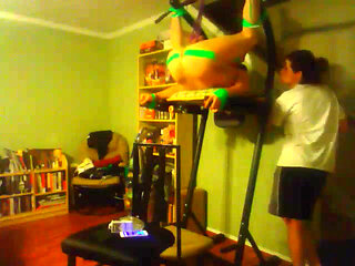 Duck tapped balls stretched & dick sucked  TOMWOODS2020