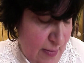 BBW Granny Rough Fuck and Deep Throat Blowjob