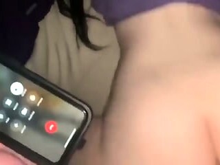 Cheating girlfriend gets fucked while on the phone