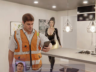 Hot Desperate Housewife Fucked and Dominated by a Dirty Construction Worker