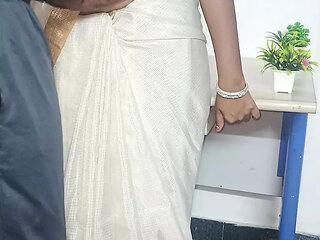 malayali aunty fucking on office table with her manager