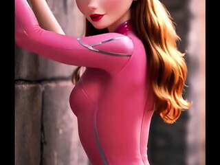 Anna &ndash_ Pink Latex Love  &ndash_ AI GENERATED &ndash_