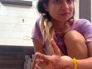 Desi Girl Fucked Hand In Ass by Step Brother