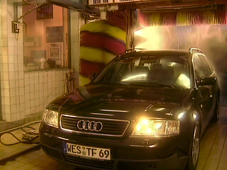 The Busty Car-wash Girl Getting Fucked Doggy-style on the Hood