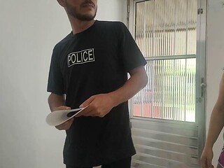 Jennyferpimenta Fucks Cop to Save Her Husband from Arrest