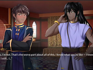 Asian straight dominates his boy with the toy.