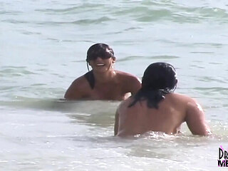 Amateur Lesbian Beach Sex - Public Nudity & Risky Outdoor Fetish in Florida Today