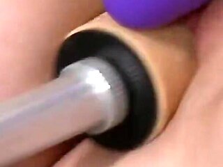 Anna Daey Has Solo Sex with a Fucking Machine