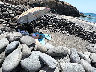 Stranger Caught Jerking Off Watching Nude Girl at Beach