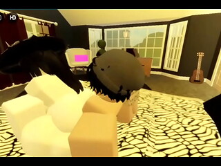 Ense&ntilde_ando a mi amiga a como follar en Roblox