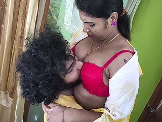 Vaishnavy Shirt Open And Red Bra Show Romance With Sharun Raj, Mallu Couple Dress Open Romance, Hot Boobs Kissing Romance With Hot Kiss