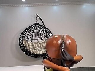 Fucking Myself with My Long Black Dildo Till I Squirt