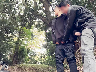 OUTDOOR SEX with Japanese Wife and Amateur Girlfriend - Short Video Collection