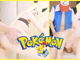 Pokemon. Ash Fucks Pikachu in Sweet Anal and Cum Inside