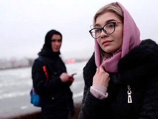 Beautiful blonde chick Anna Krowe gets fucked by a long dick