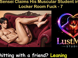 Gay Audio Sex Story - Judo Sensei Claims His Muscular Student in Rough Locker Room Fuck - Part 7