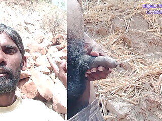 Rajesh Playboy 993 public outdoor Jungle pissing on the rock hill. Golden shower spanking bubble butt big cock bbc uncut dick foreskin pubes pubic hairy piss pee peeing outside desi HD Video