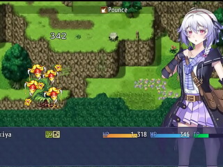 (  18 ) H RPG Games Tail Touch Girl #1