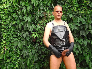 Horny Rubber Gardener 27 (Wet Play & Piss)
